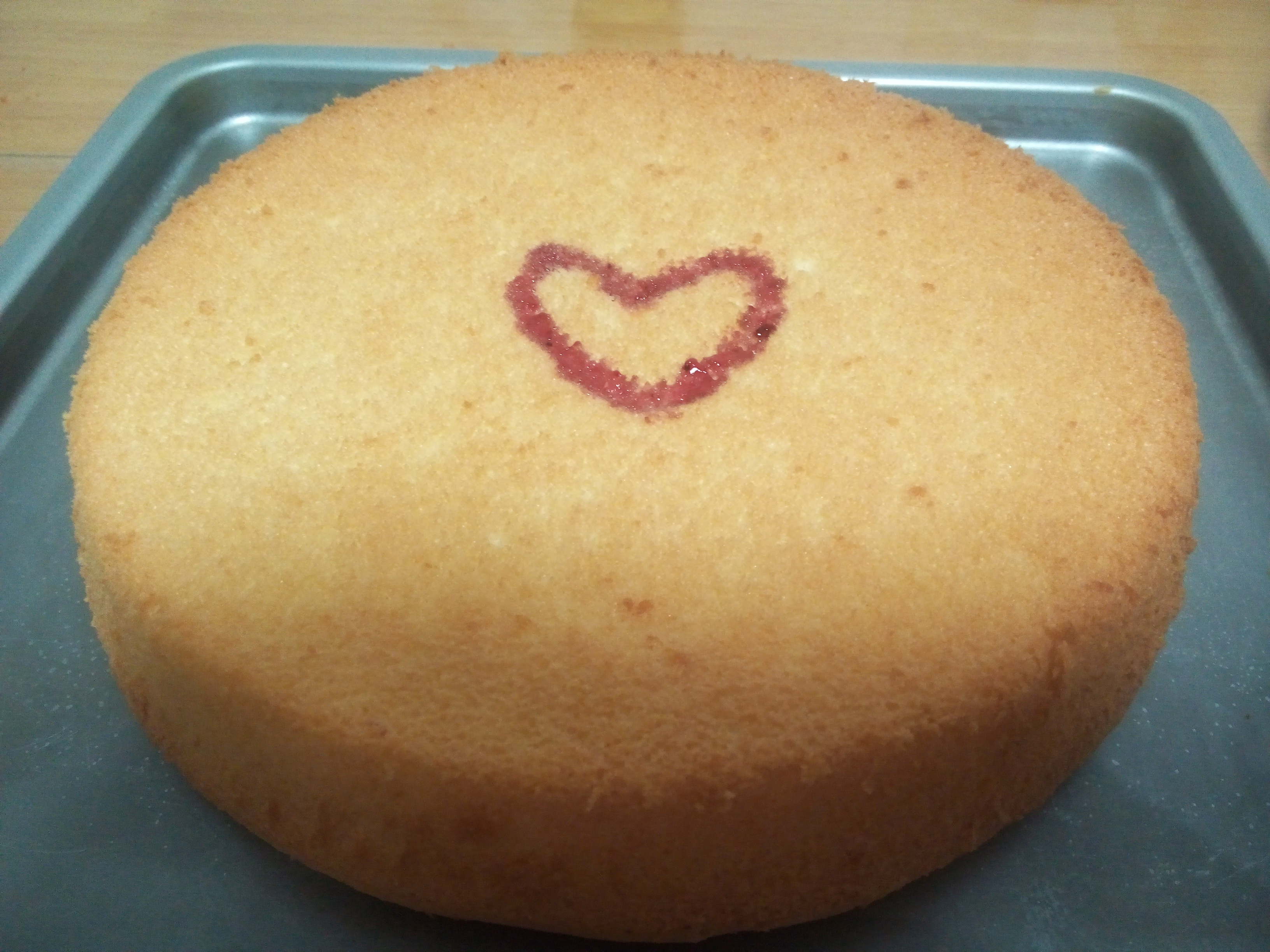 简单好做的8寸戚风蛋糕