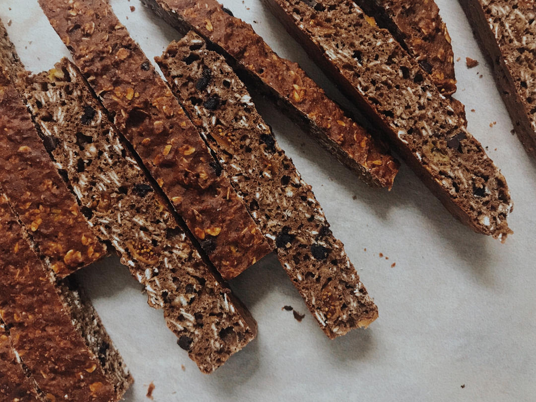 快手黑巧无花果燕麦棒【健康小食】