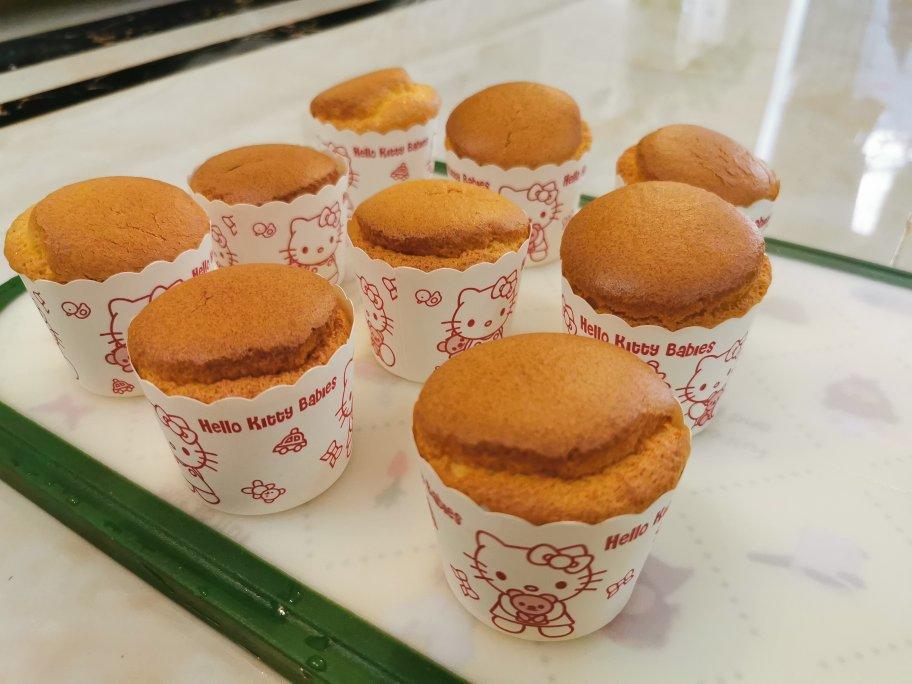 纸杯蛋糕 8寸戚风蛋糕的量