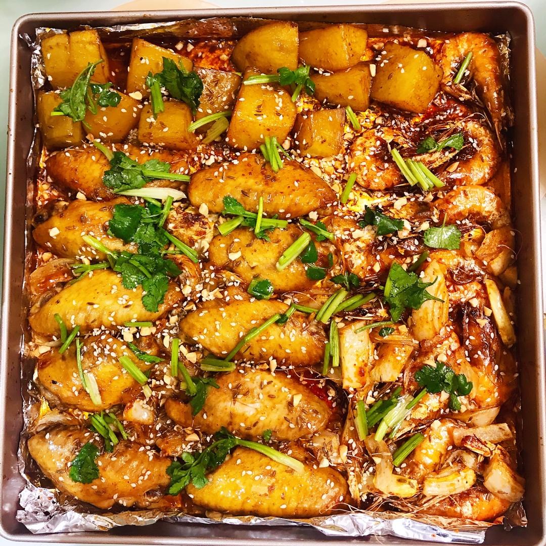 烤箱烧烤烤鸡翅