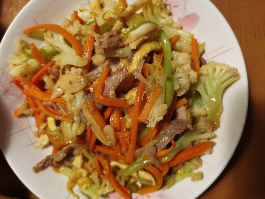 和饭店一个味道的干锅花菜