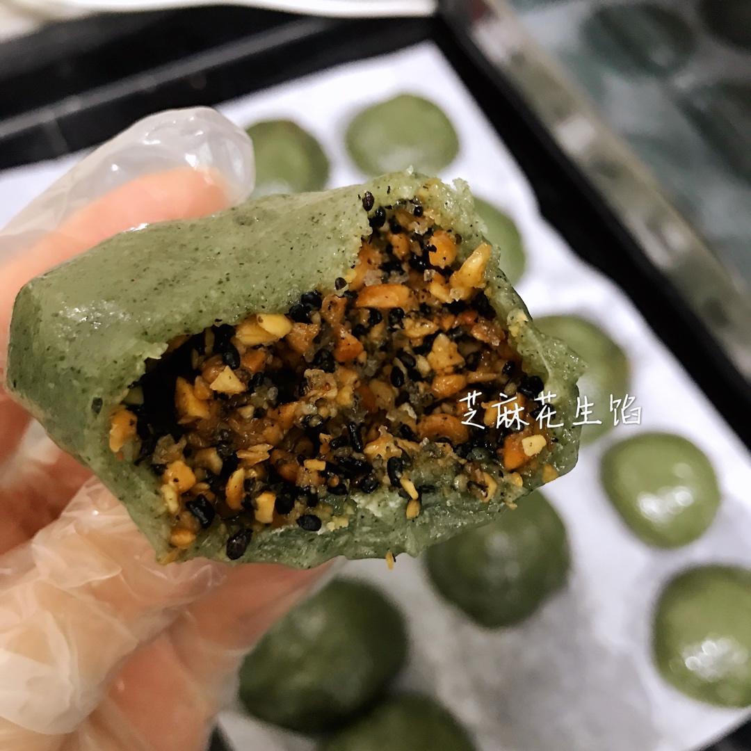 《Tinrry+》咸蛋黄肉松青团+红豆沙青团