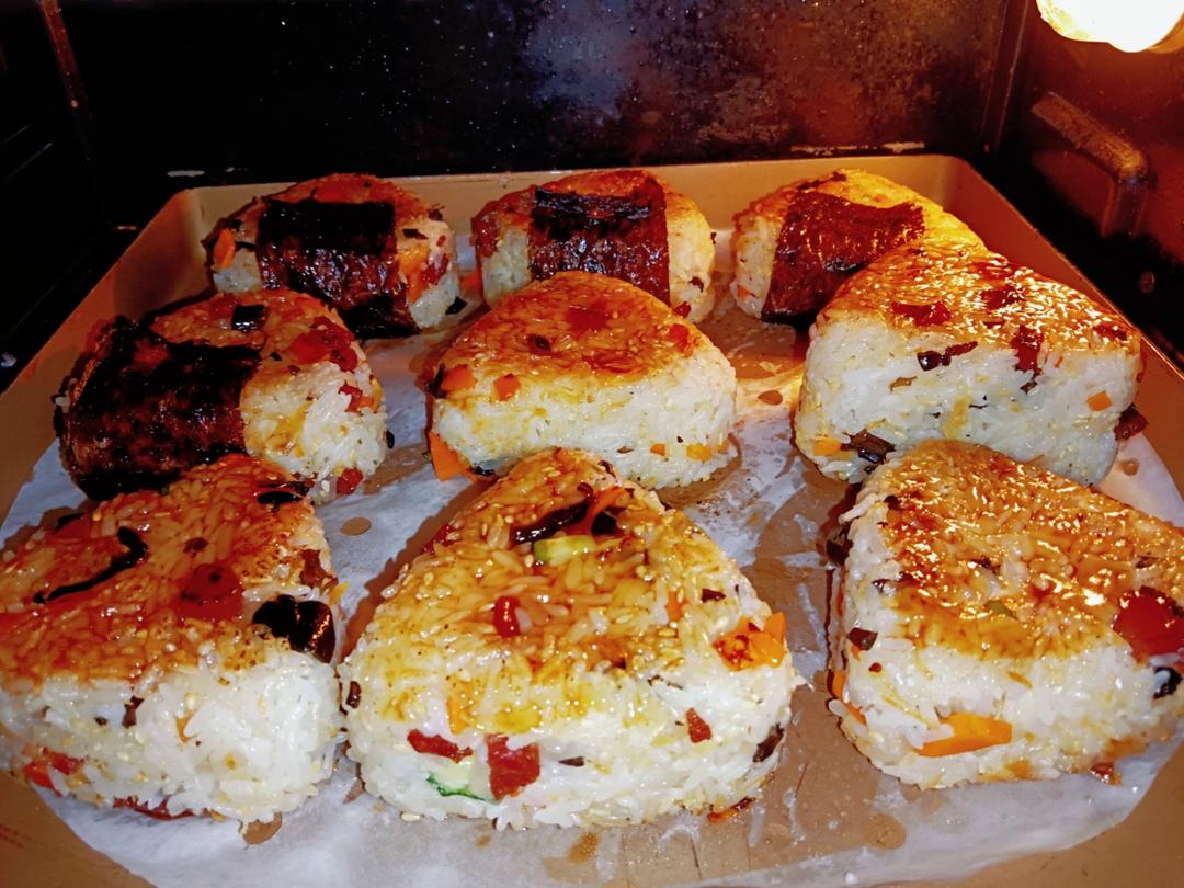 🍙三角饭团～两种吃法😋