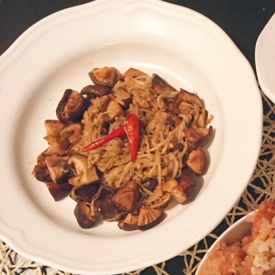 蚝油香菇丁 Shiitake mushroom in oyster sauce