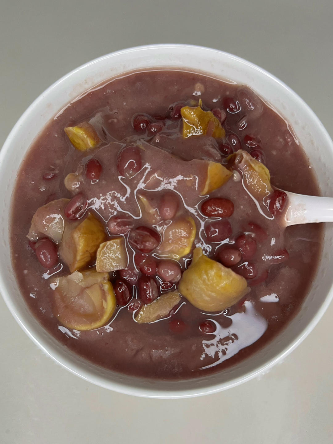 开美容院的表姐教我的，红豆板栗羹