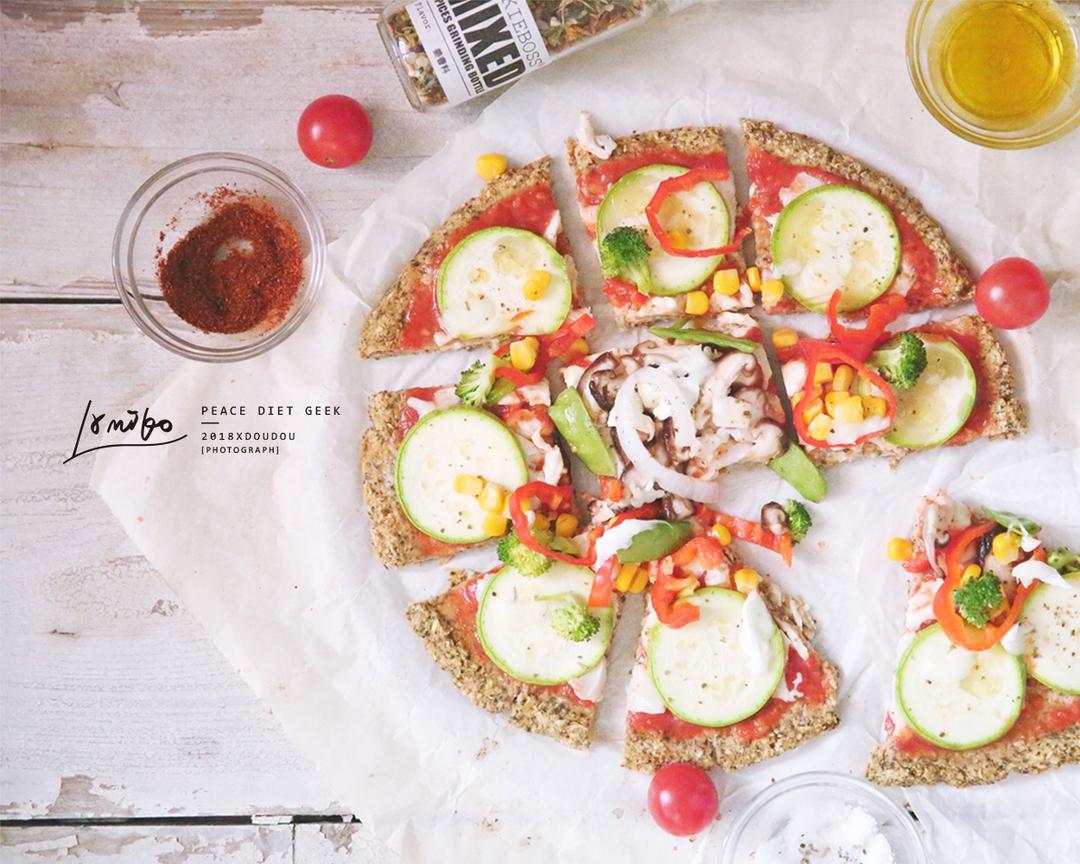 减脂三餐 | 彩虹菜花米燕麦披萨的做法