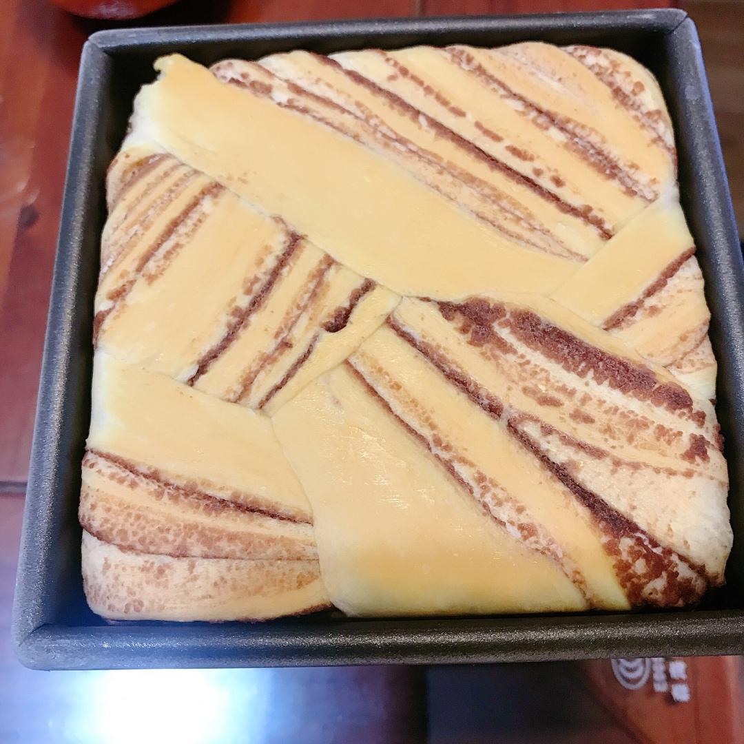 豆沙水立方吐司