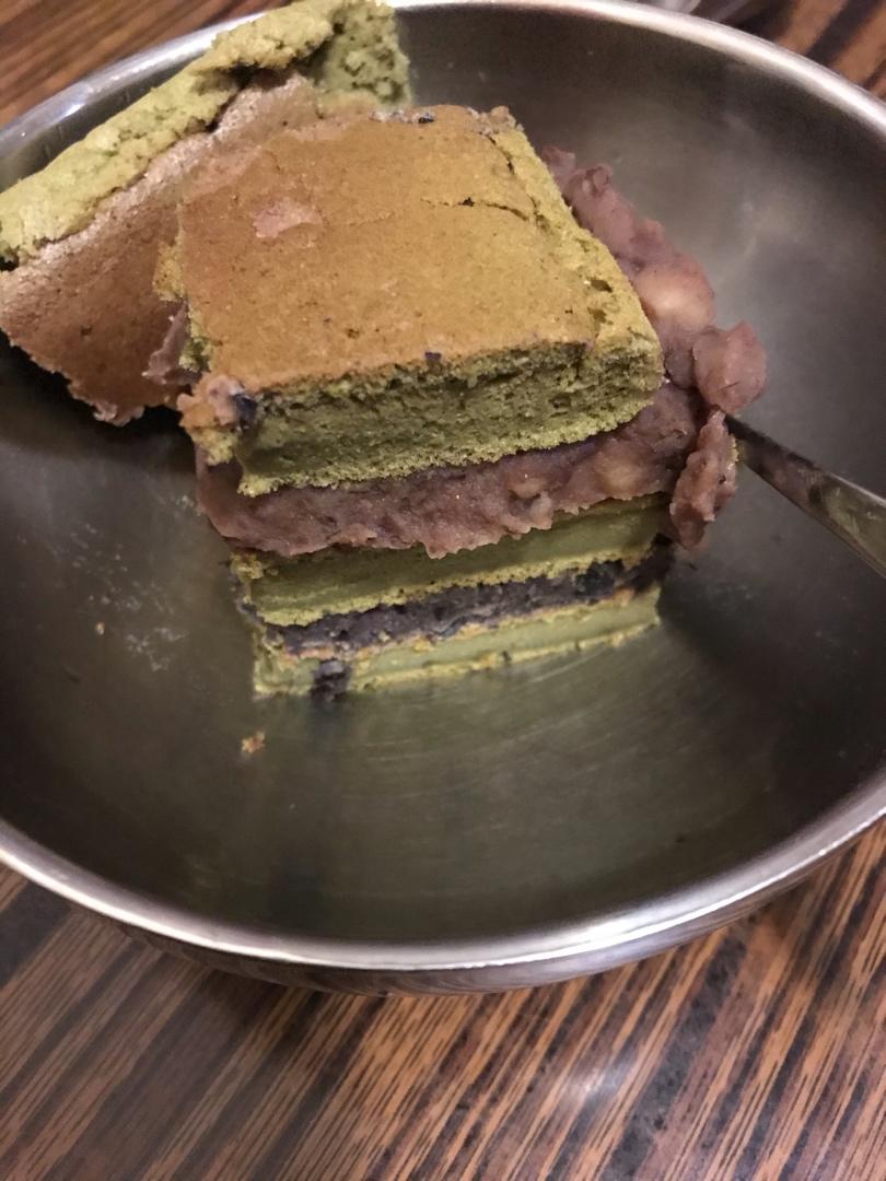 抹茶戚风蛋糕卷