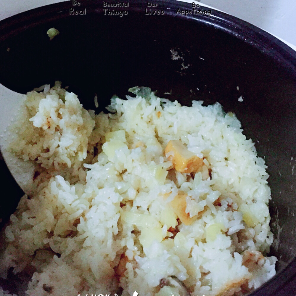 鱼豆腐焖米饭