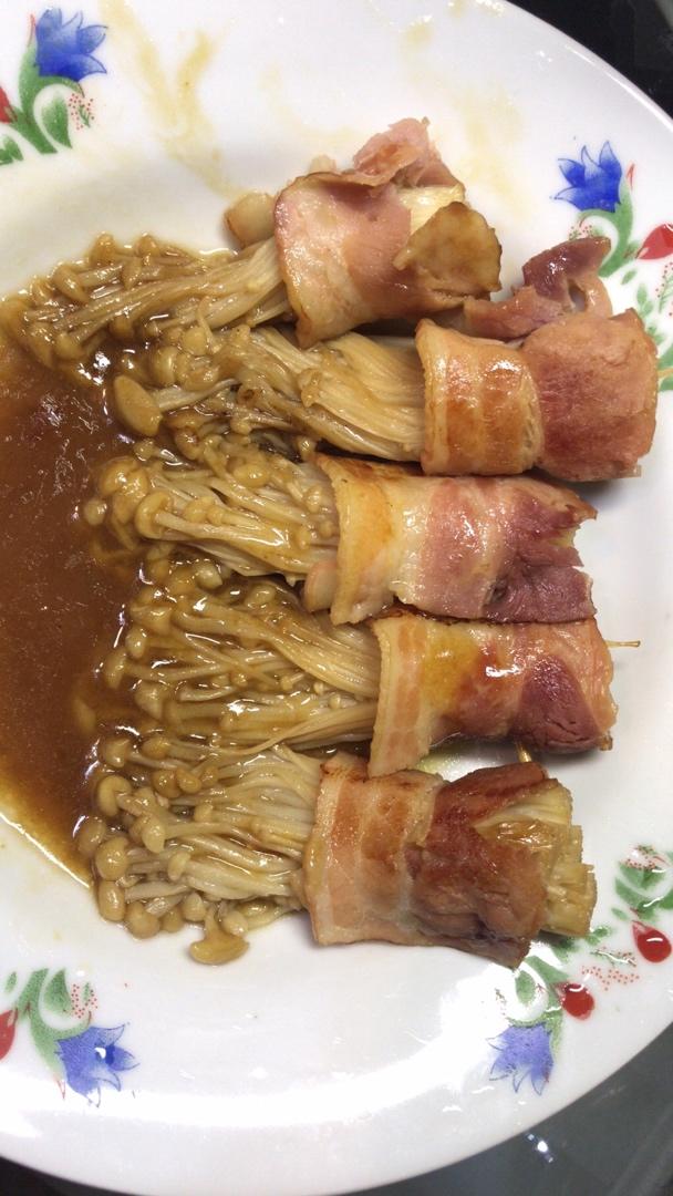 金针菇培根卷