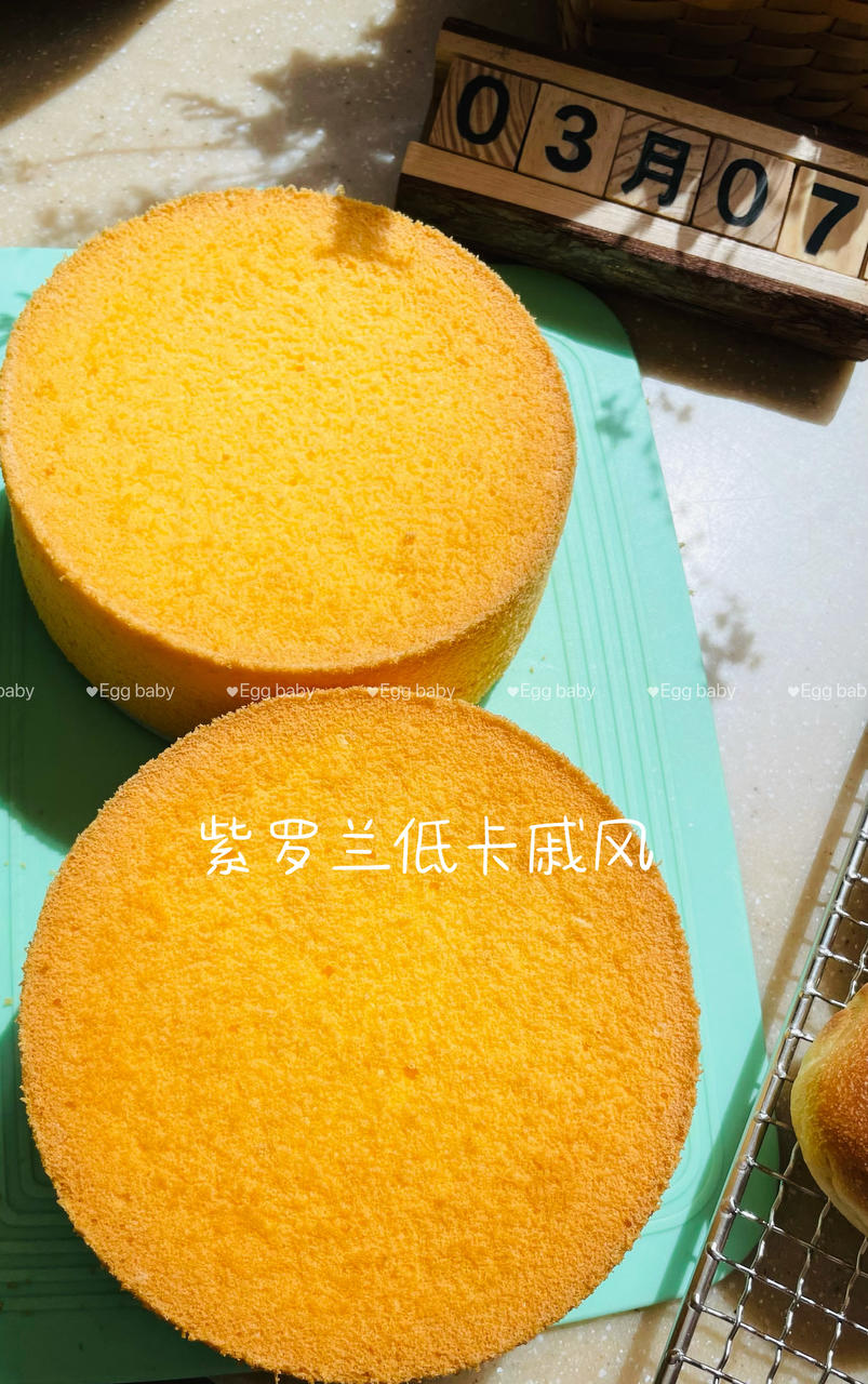 松下烤箱低油低粉低卡戚风胚