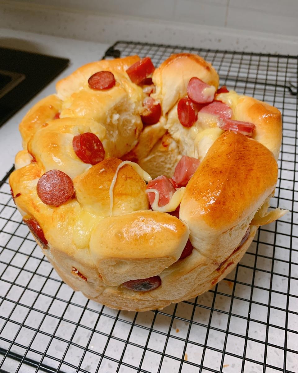 奶酪香肠手撕包