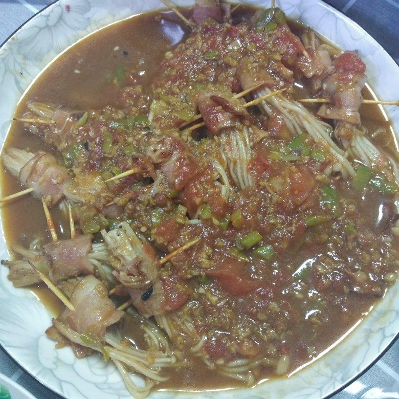 金针菇培根卷