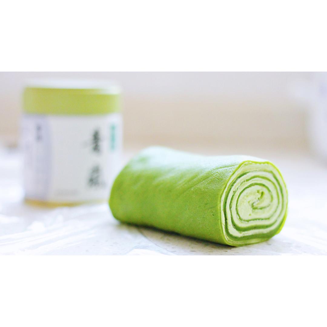 网红食谱│抹茶毛巾卷