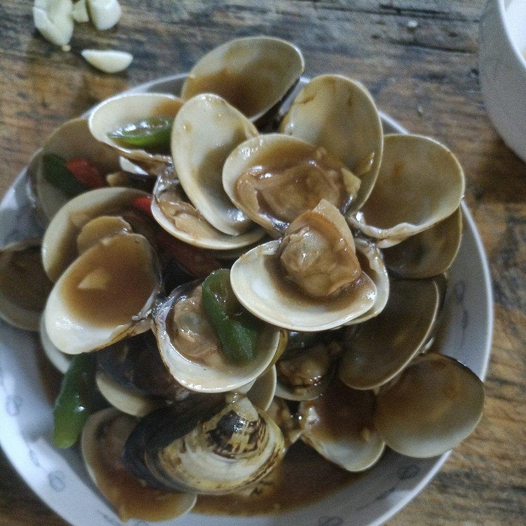 5分钟快手菜❗️秒杀路边摊爆炒花甲～好吃到爆