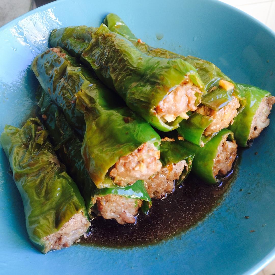 下饭菜肴--青椒酿肉