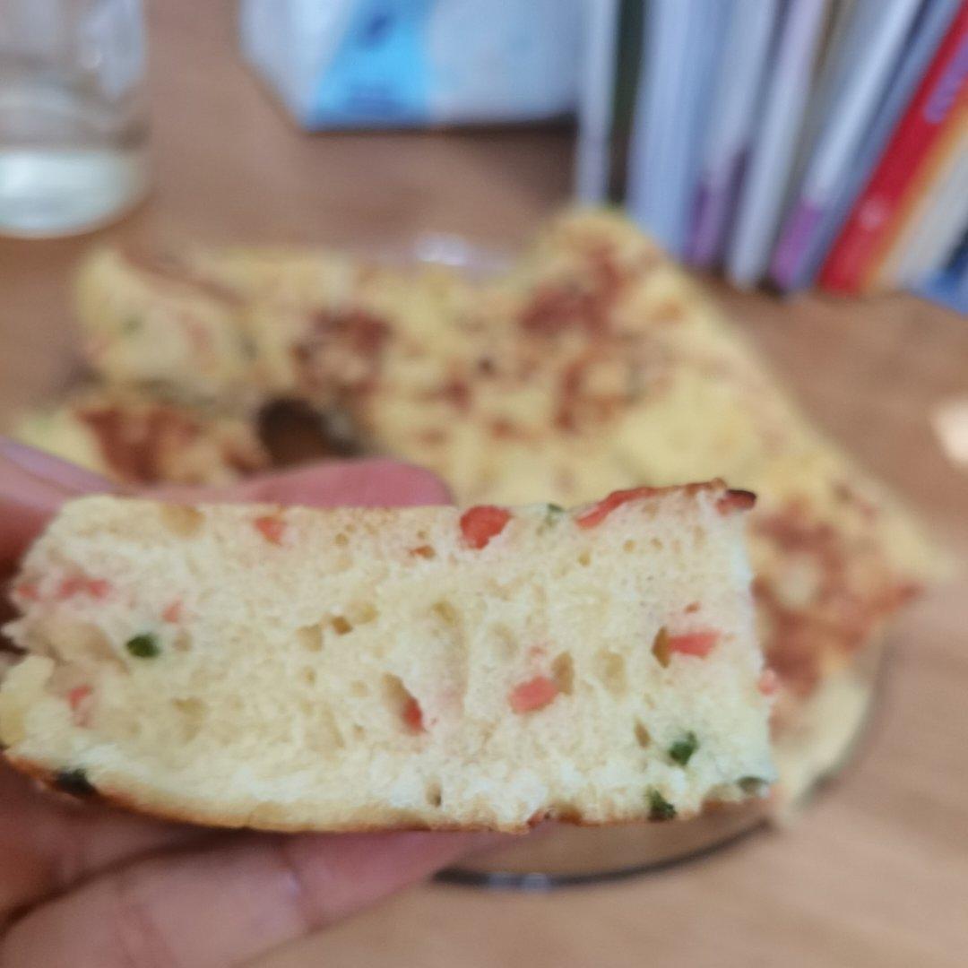 手不沾面做发面大饼