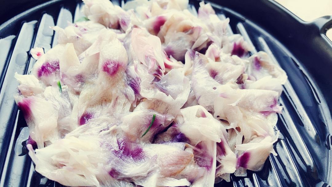 秀色可餐：清炒木槿花