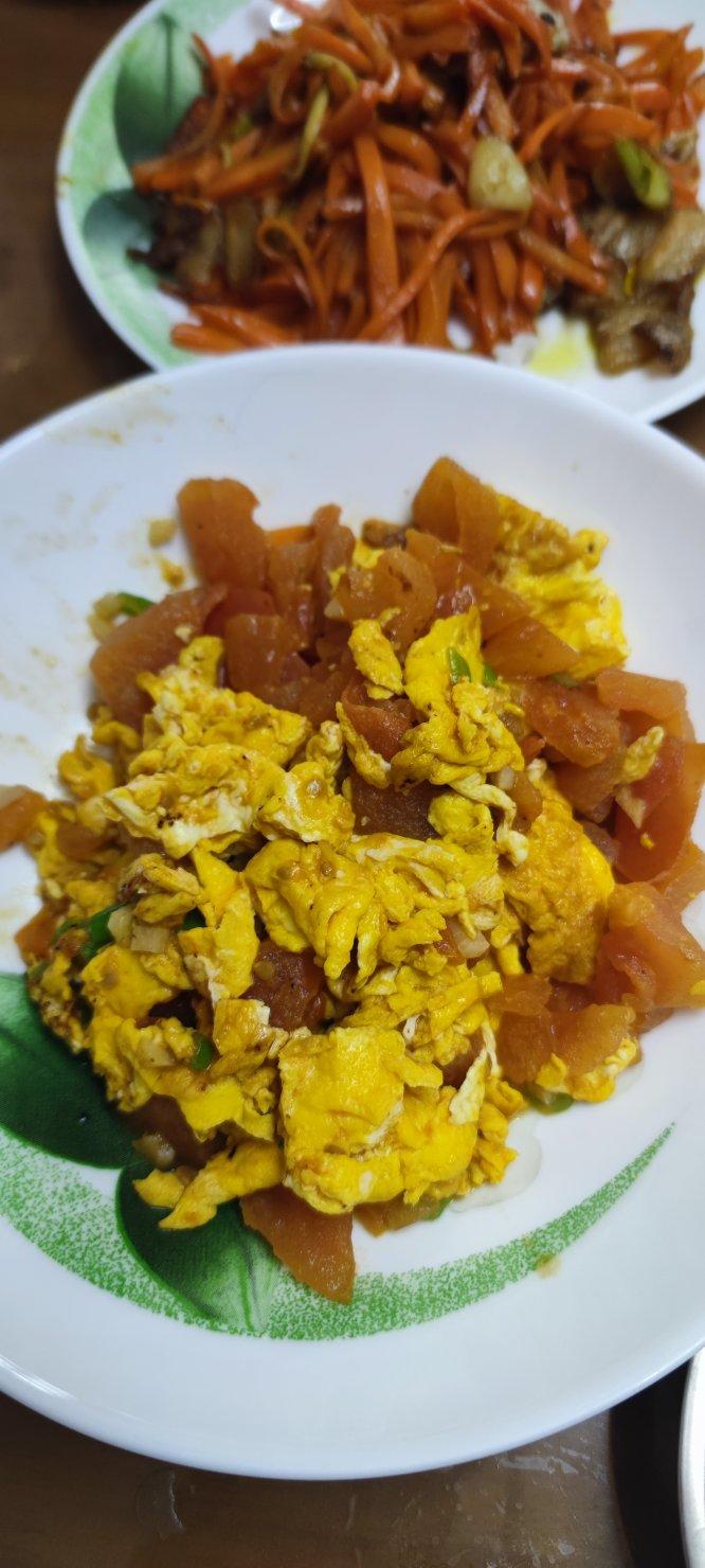 番茄炒鸡蛋（超浓的番茄味）