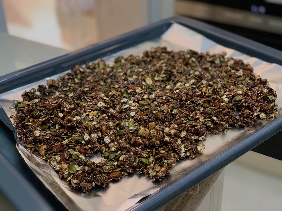 可可肉桂烤燕麦（Granola） | 健康·零食