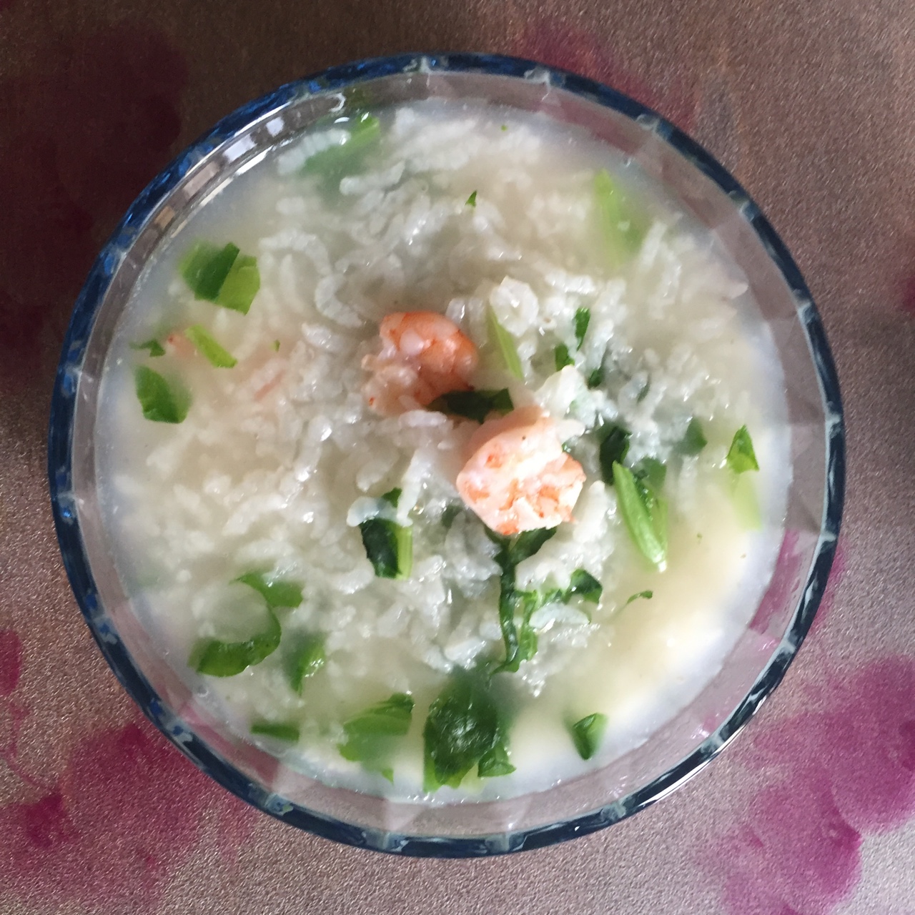 蔬菜虾仁粥