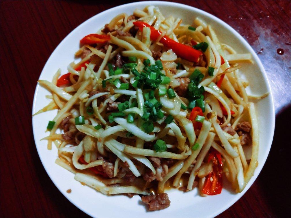 茭白肉丝