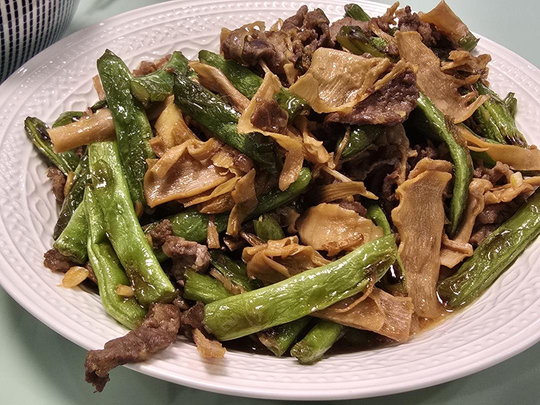 干菜炒四季豆