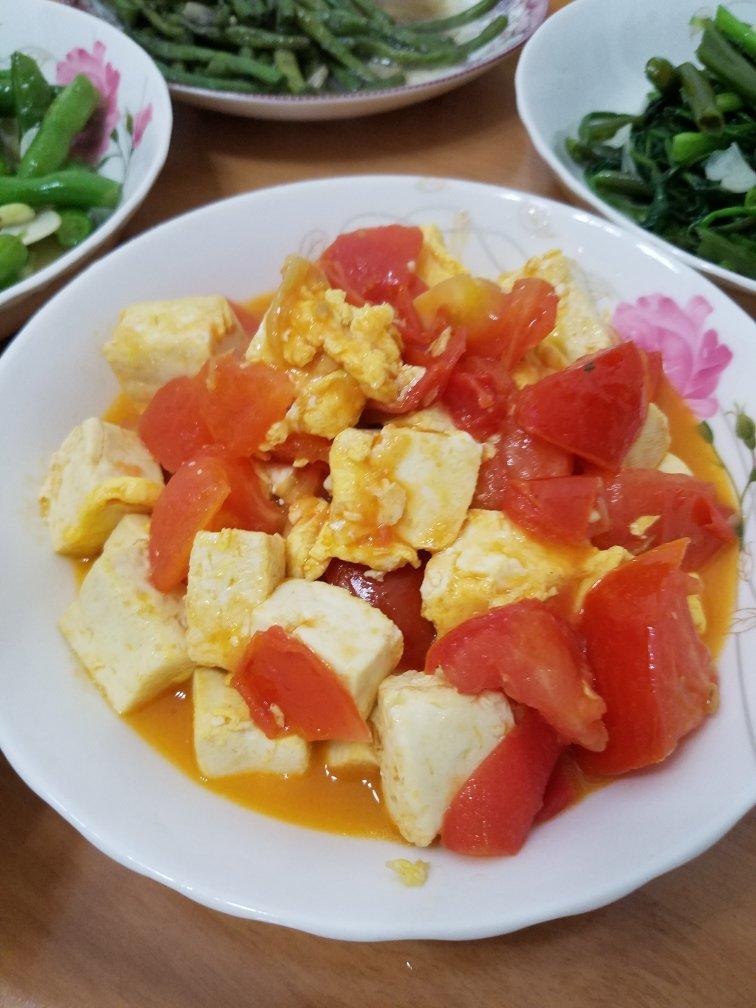 西红柿烧豆腐