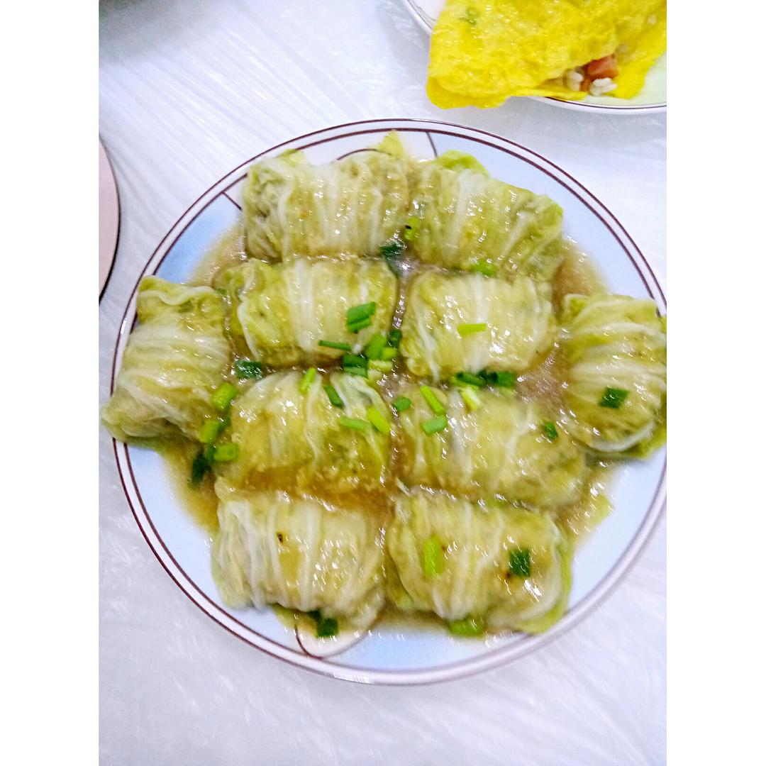 肉酿白菜卷