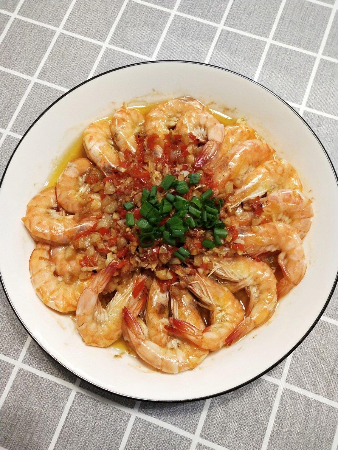 蒜蓉粉丝蒸虾