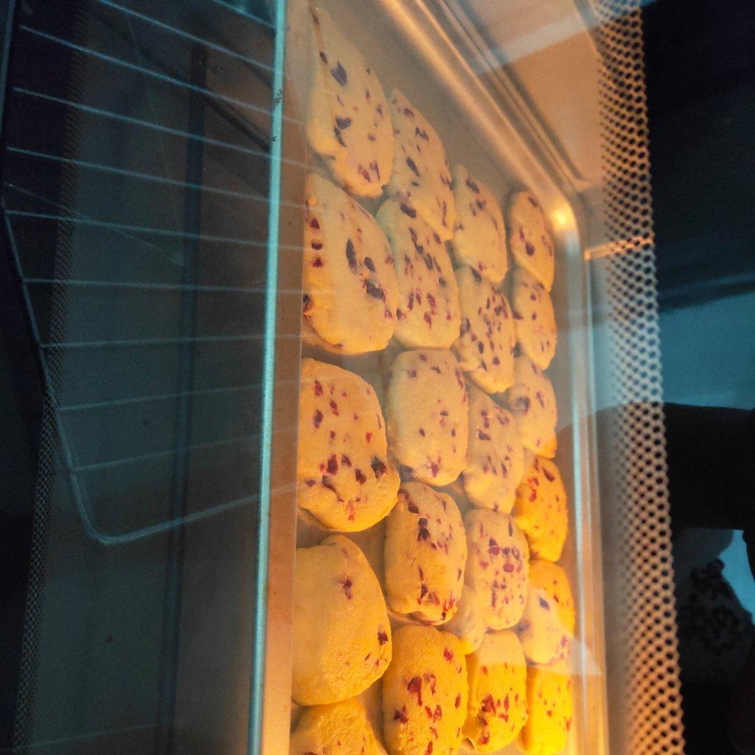 低糖少油版蔓越莓饼干