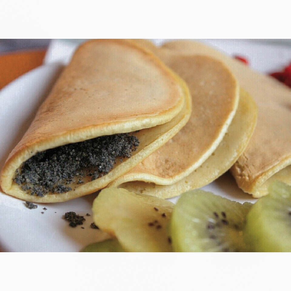 mizukiii做的黑芝麻面煎饼