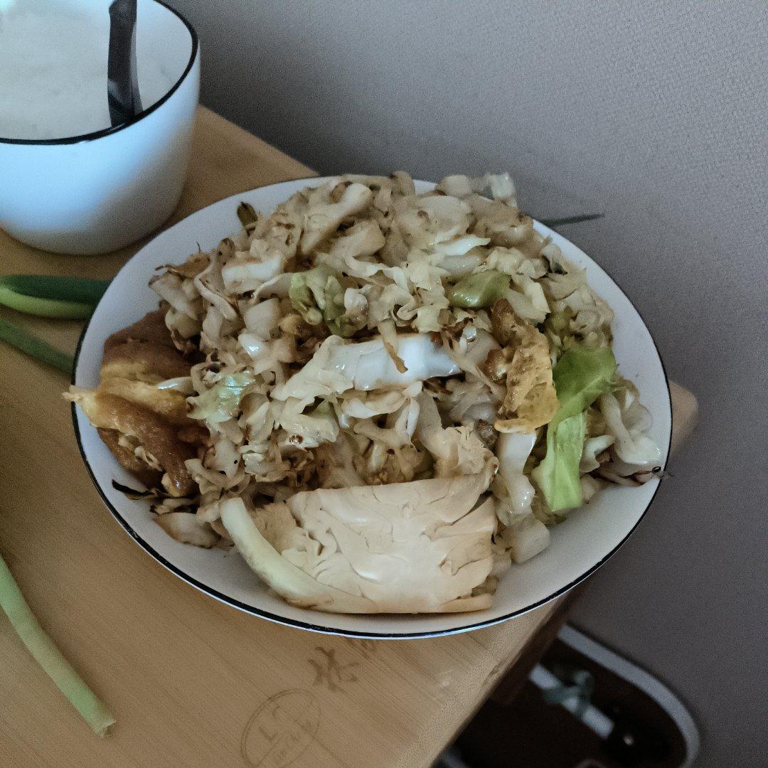 🔥巨美味，低脂低卡的包菜炒鸡蛋，好吃不胖