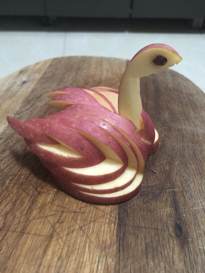 花式切苹果（小天鹅）