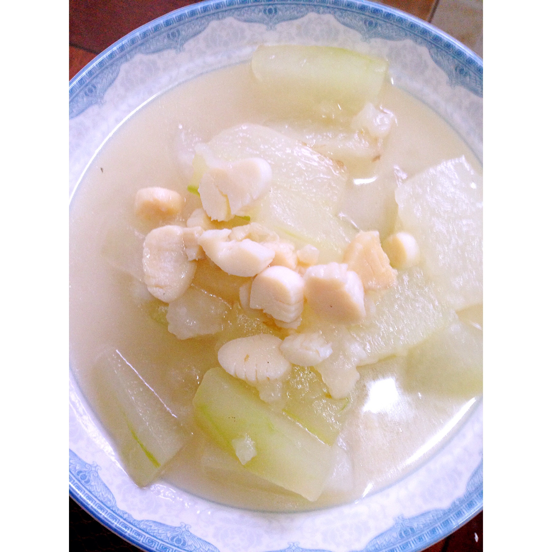 鲜贝冬瓜汤