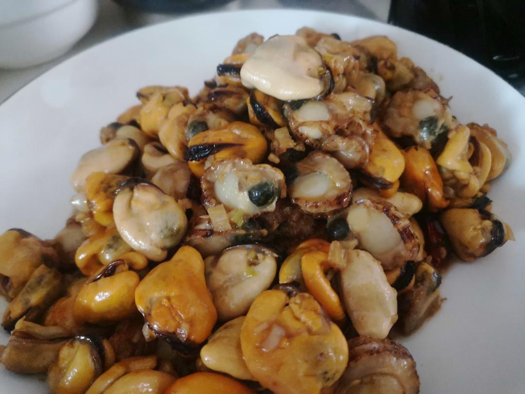 蒜蓉炒扇贝肉