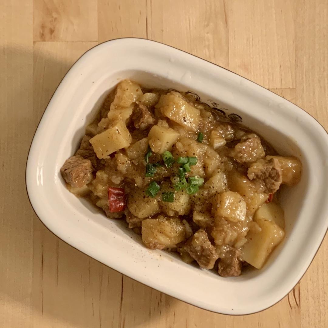 香辣米豆腐烧牛肉