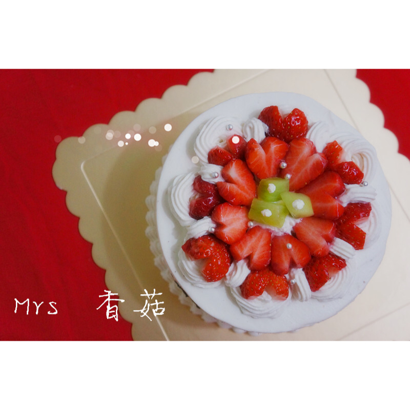 《Tinrry+》草莓奶油蛋糕（8寸配方）