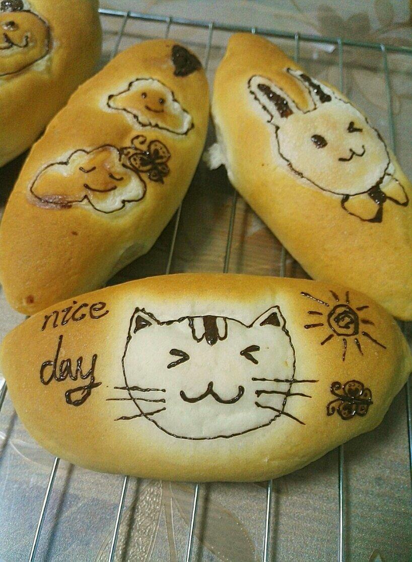 肉松沙拉酱面包（65度汤种）