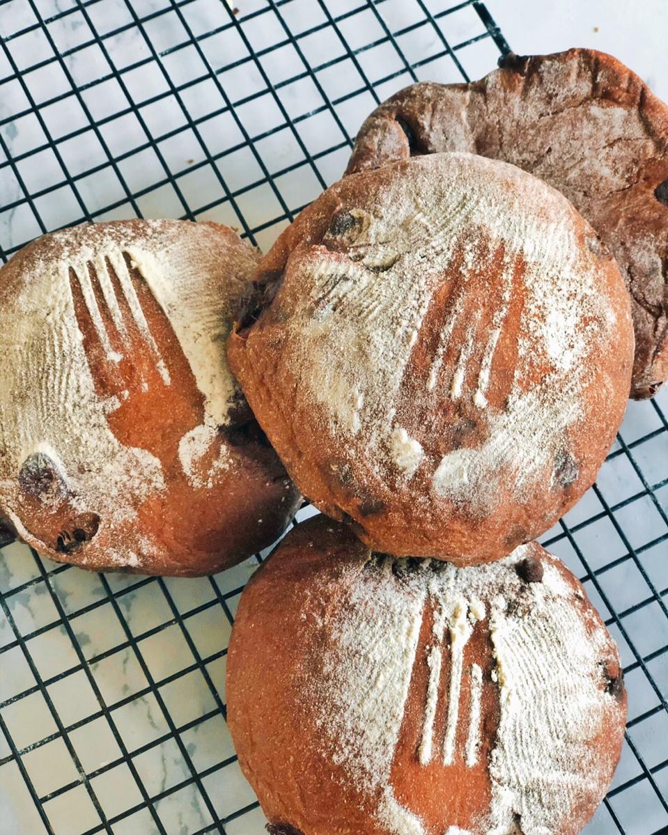 巧克力蔓越莓软欧 Rano Bread