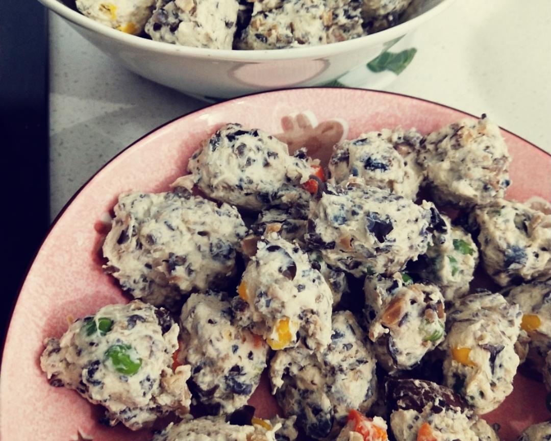 鸡肉蔬菜丸子