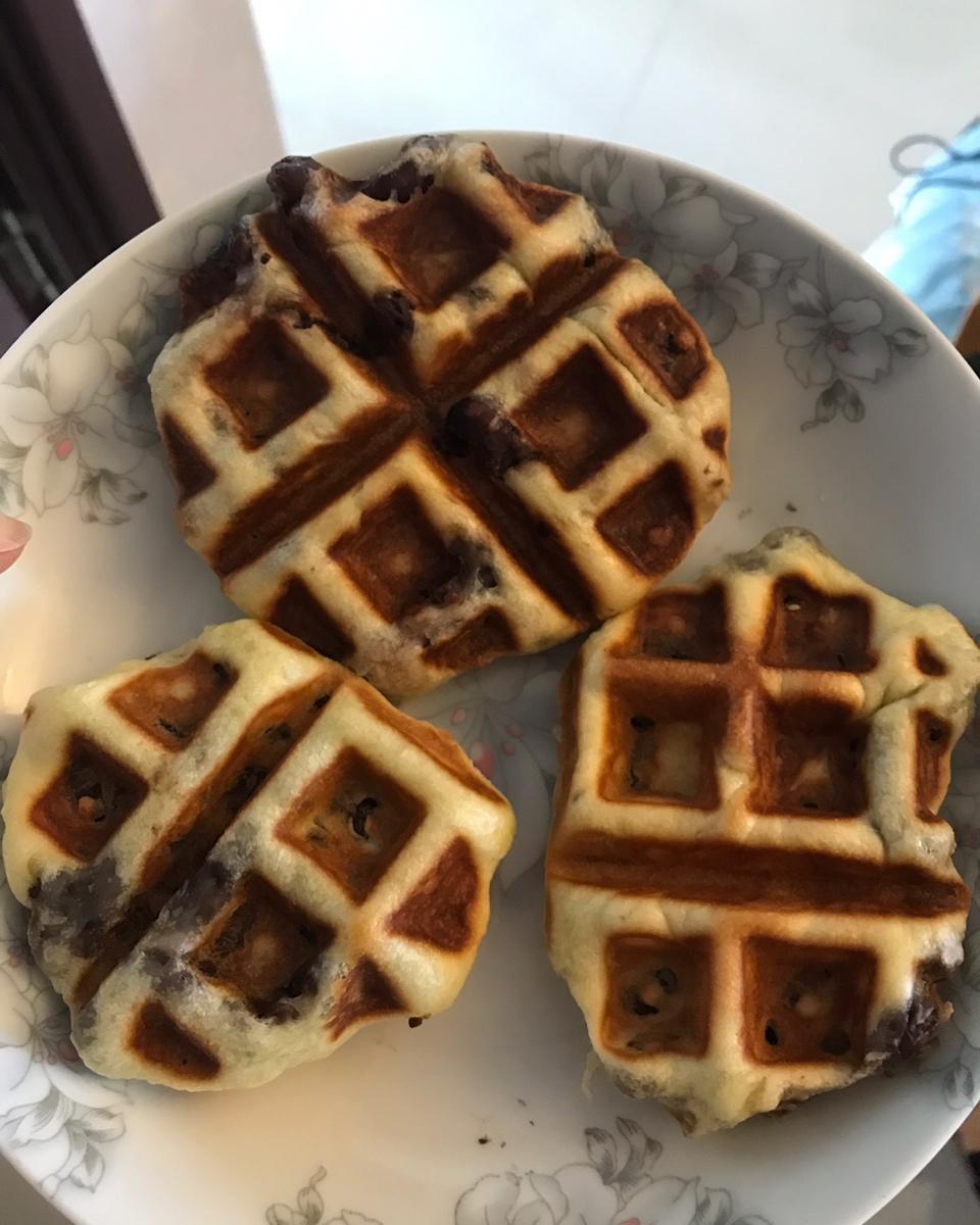 麻薯华夫饼（隔夜发酵）
（原味&抹茶）