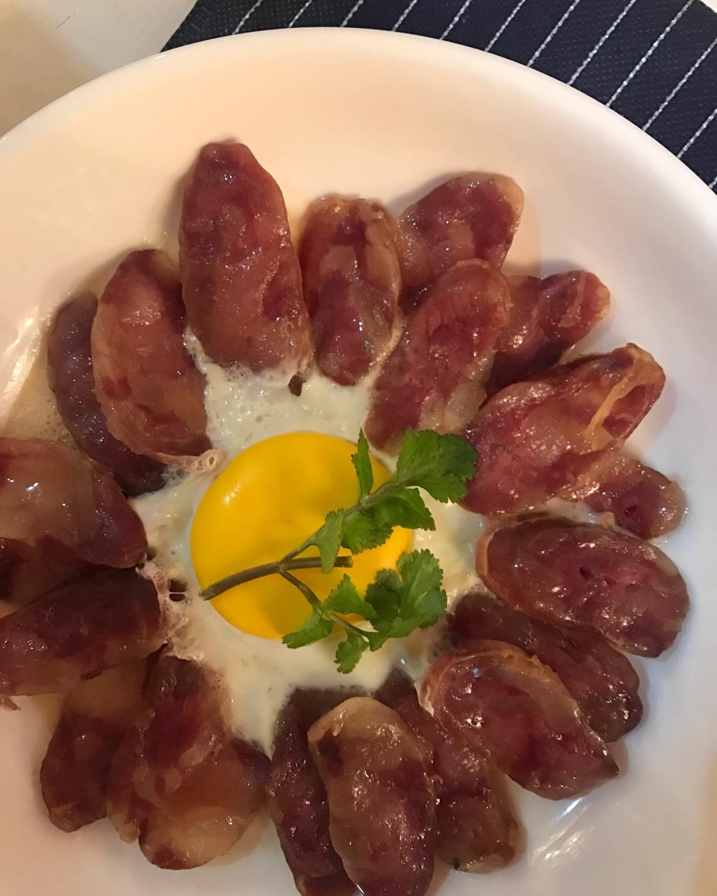 香肠蒸蛋