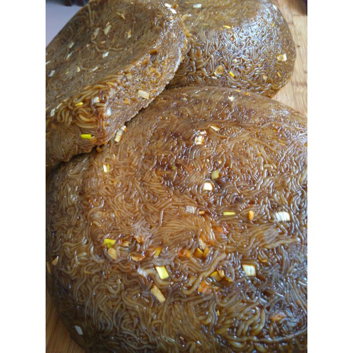 2016年2月2日 #早餐2016年2月2日#老公哥哥自己做的皮渣和卤水豆腐