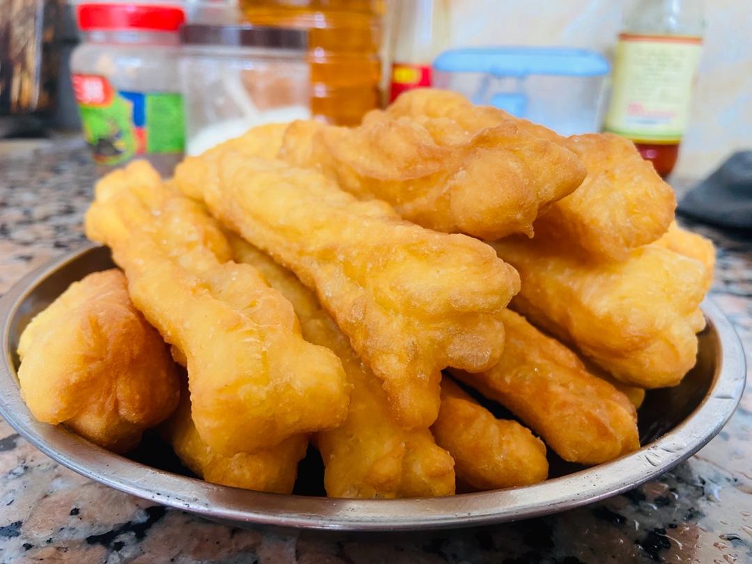 快手早餐～自制油条（酵母版，不含泡打粉、膨松剂）