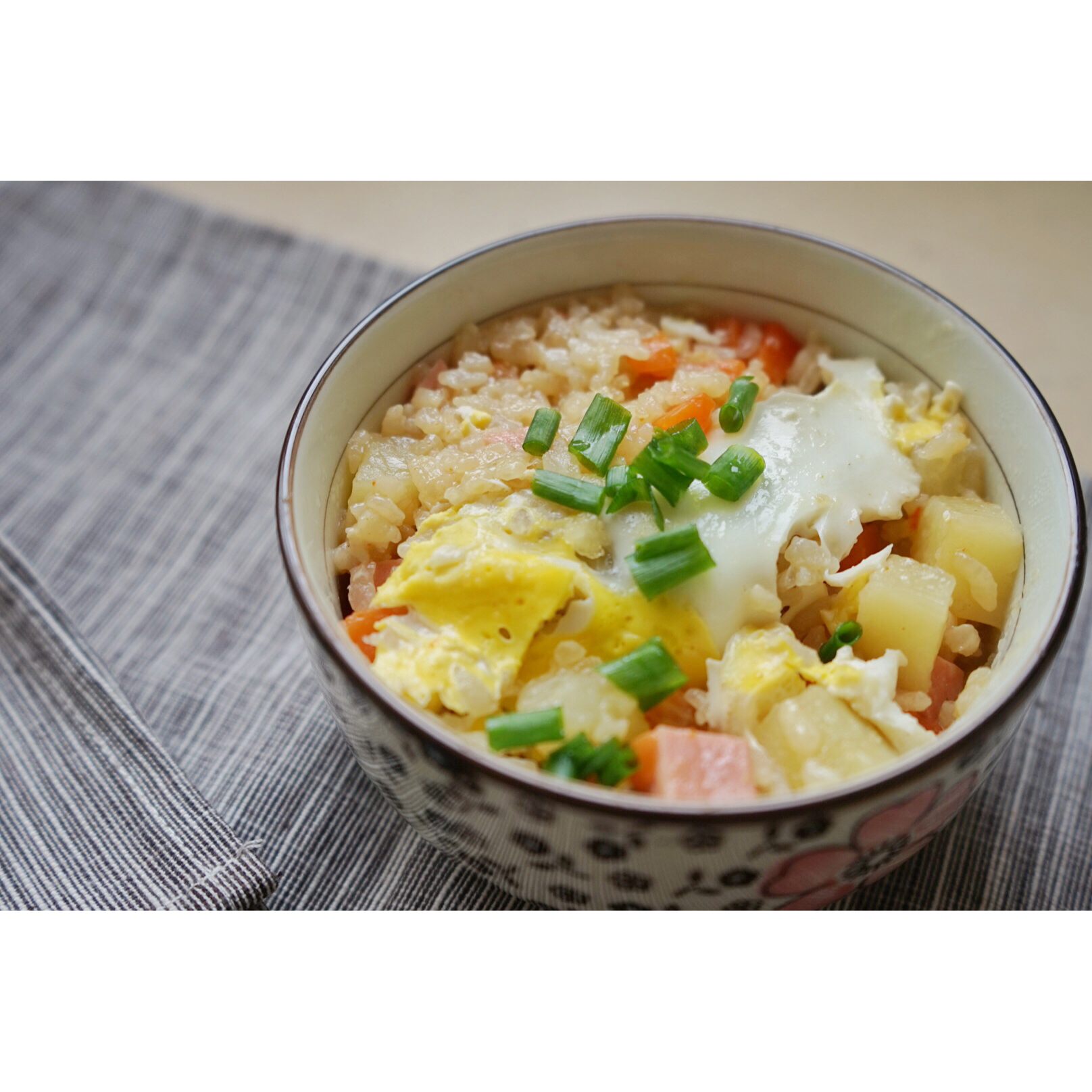 香肠土豆焖饭【一人也要吃好版】