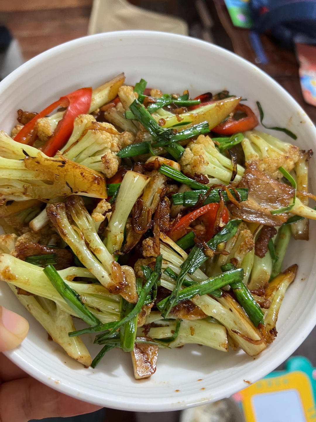 干锅有机花菜的做法