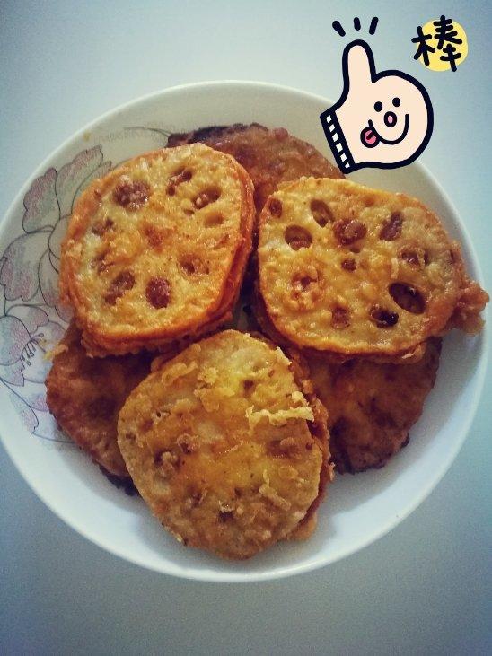 香炸夹肉藕饼