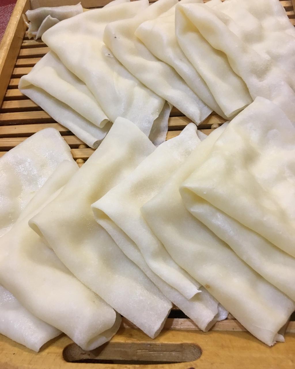 冯子敏做的荷叶饼,水单饼