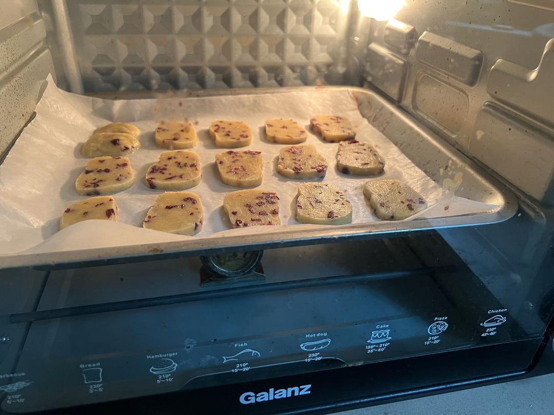 一学就会的蔓越莓曲奇饼干